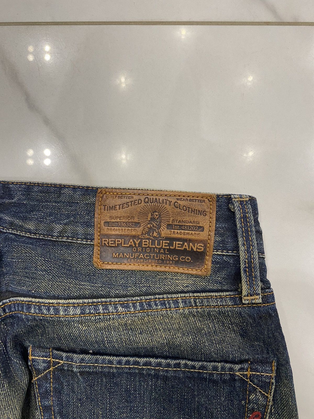 Replay Vintage replay mud wash denim pants Size US 30 / EU 46 - 11 Thumbnail