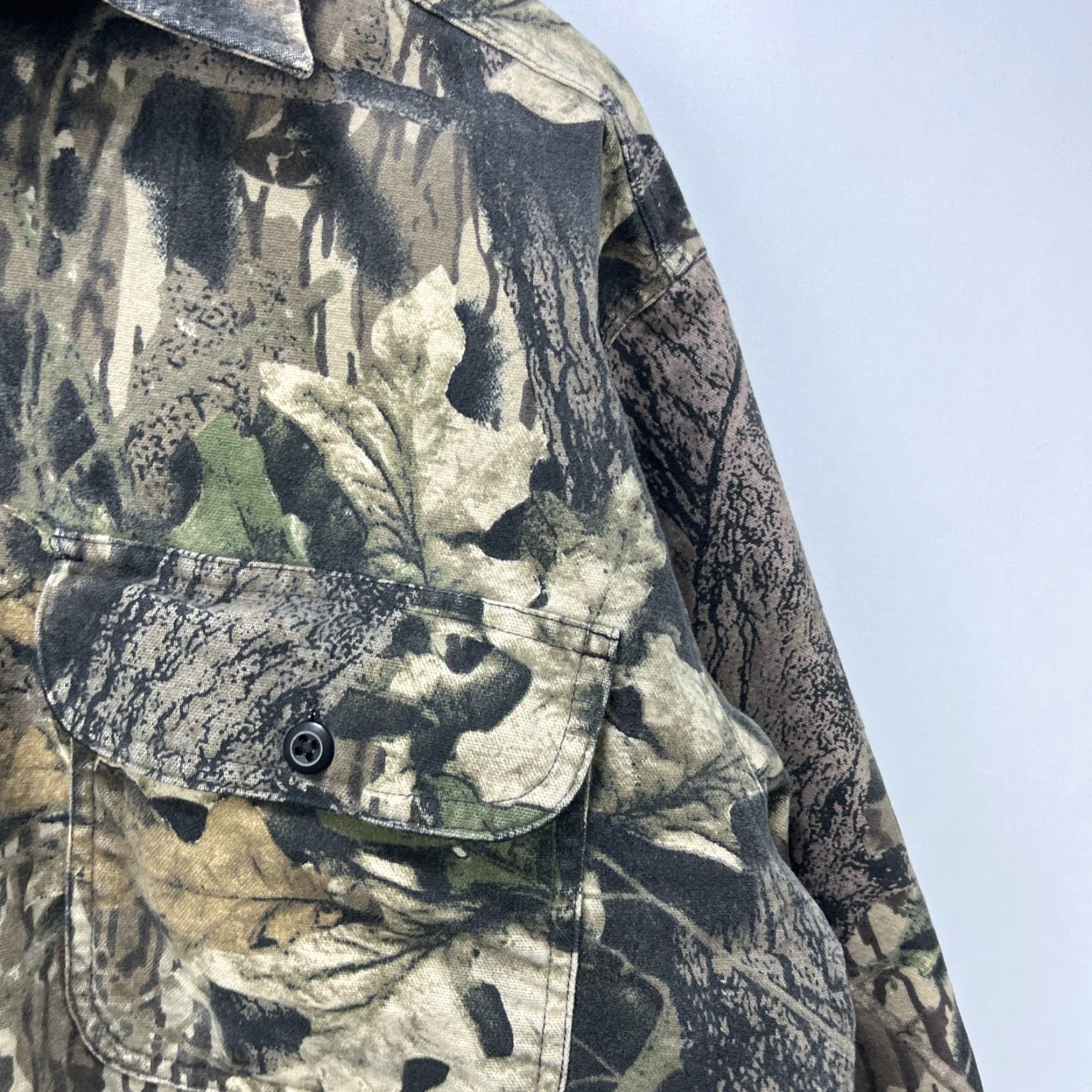 Vintage VINTAGE Cabela's Realtree Camo Lined Jacket Large Hunting Bomber Jacket Mens L Green Size US L / EU 52-54 / 3 - 4 Thumbnail