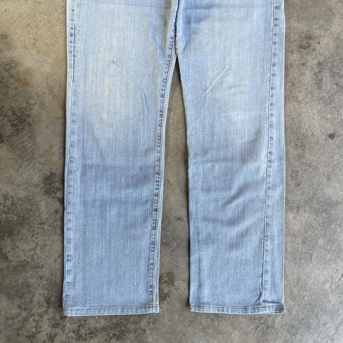 Vintage 🔥Vintage Bobson 93058930 Stoned Washed Distress Denim Jeans Size US 33 - 6 Thumbnail