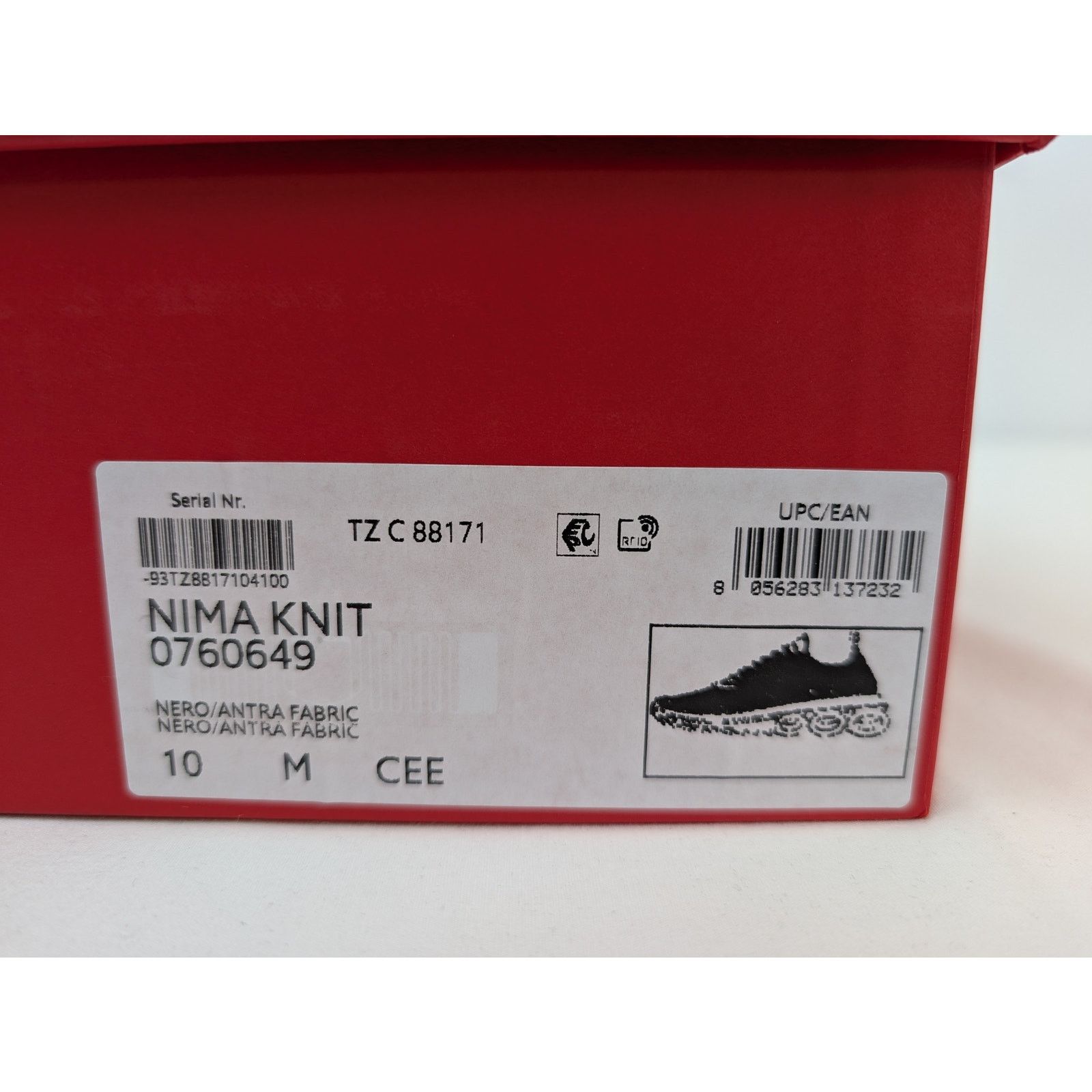 Salvatore Ferragamo o1rshd1 Nima Knit Men Shoes Fashion Sneaker in Black Size US 10 / EU 43 - 19 Thumbnail