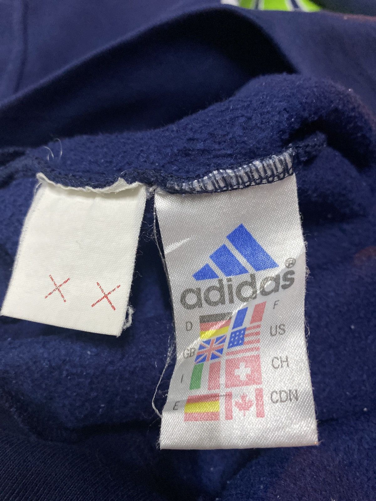 Adidas × Vintage Vintage 90’s Adidas big logo sweatshirt Size US M / EU 48-50 / 2 - 14 Thumbnail