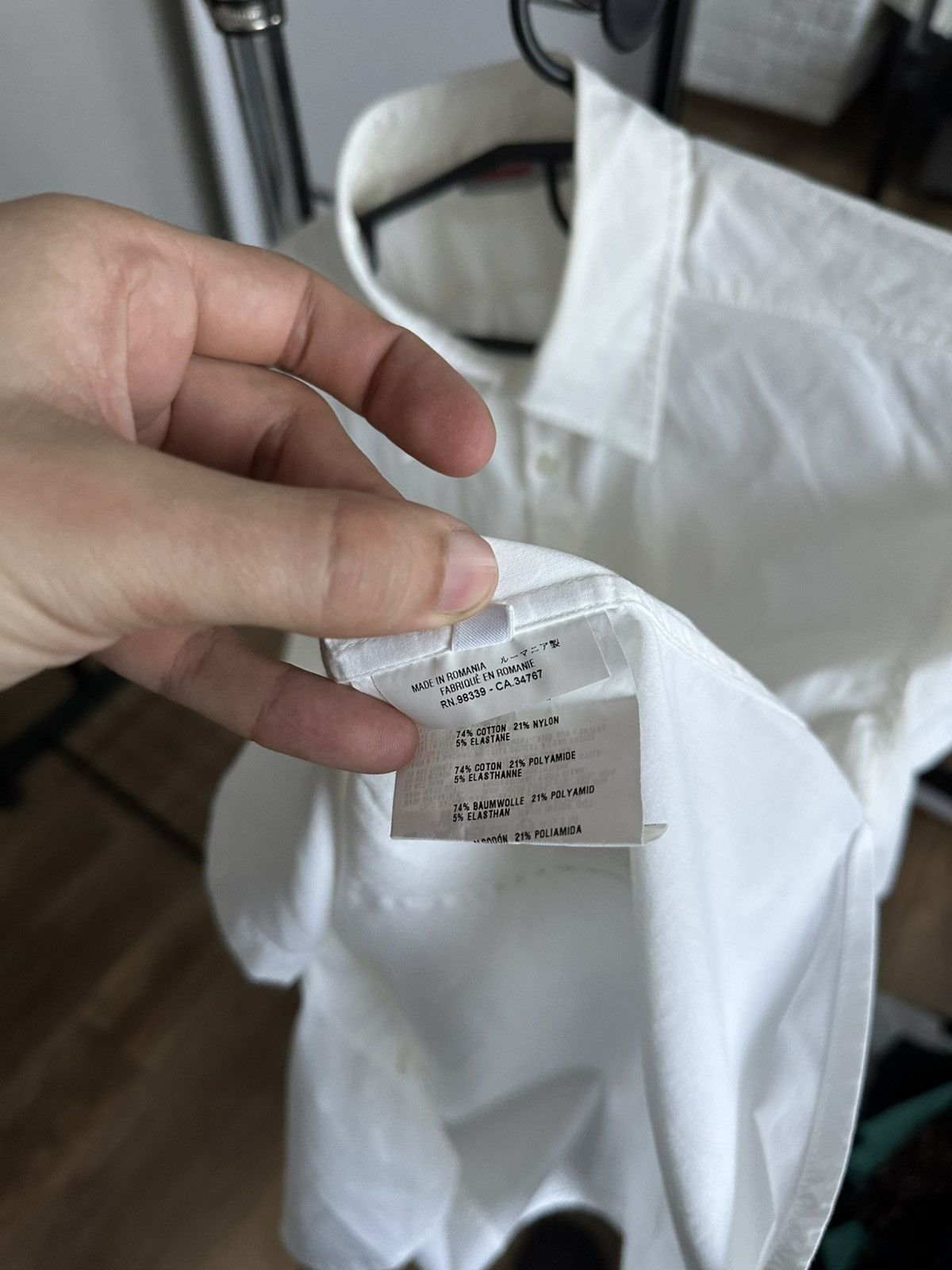 Prada Prada Shirt Button Up Size US XL / EU 56 / 4 - 9 Thumbnail