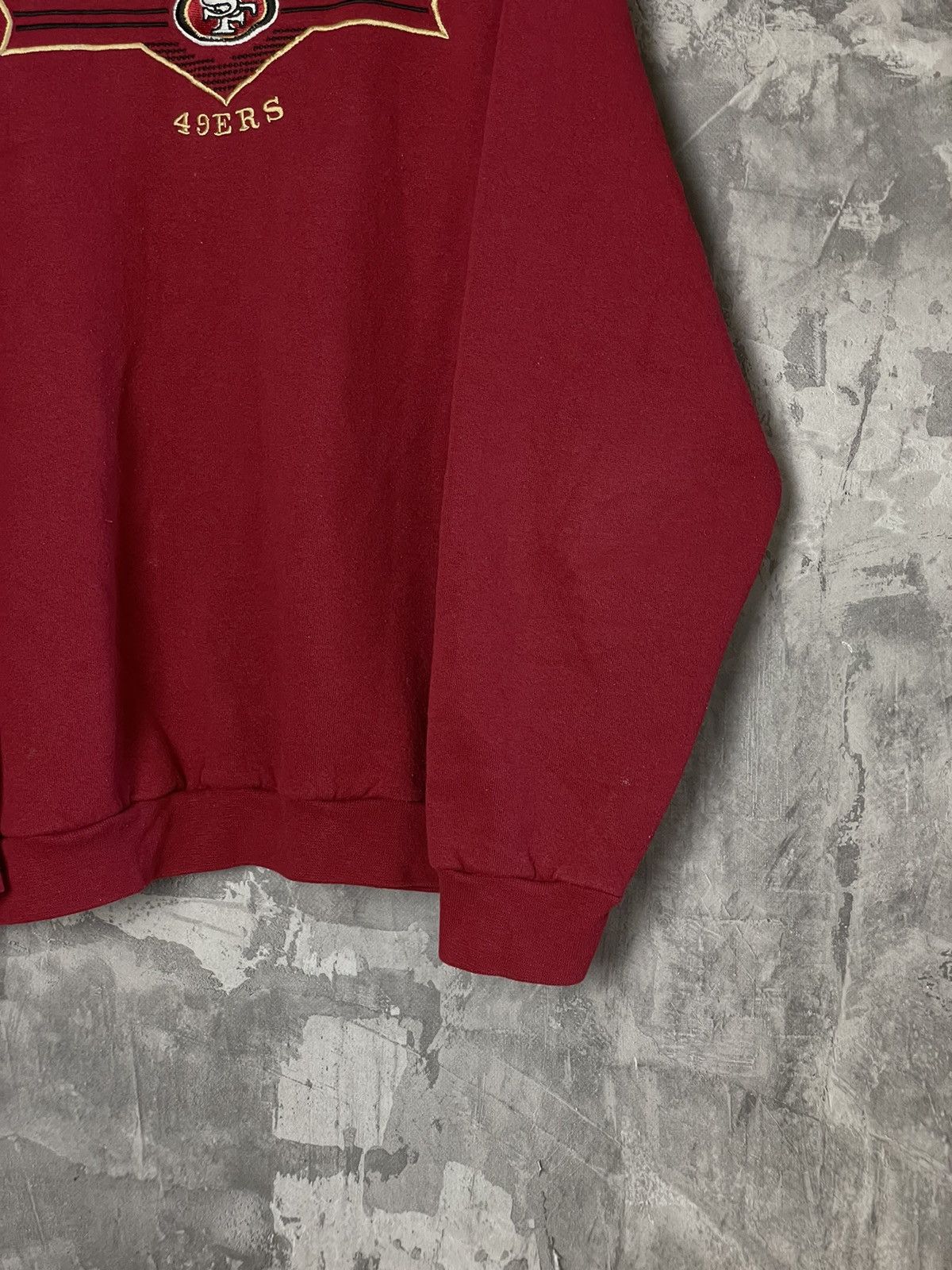 Vintage Vintage 90s SAN FRANCISCO Spellout Embroidery Sweatshirt Size US XL / EU 56 / 4 - 4 Thumbnail