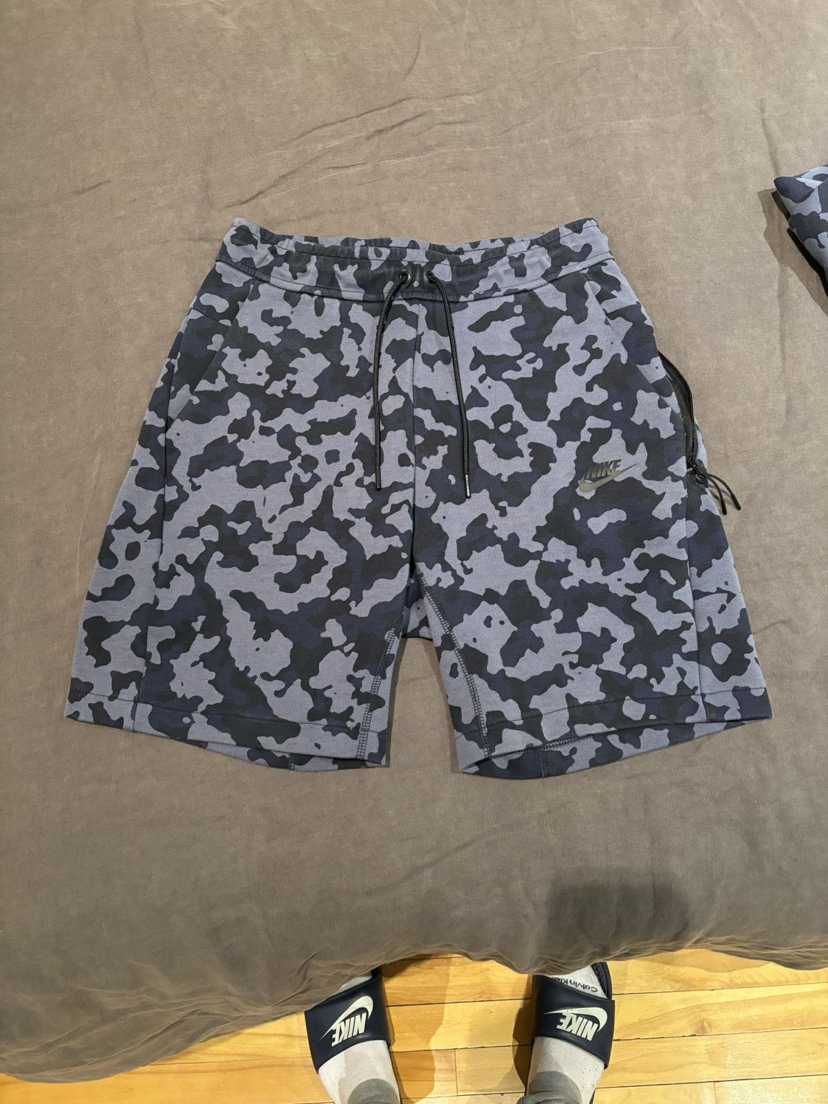 Nike Nike blue camo tech fleece hoodie + pants + shorts Size US S / EU 44-46 / 1 - 10 Thumbnail