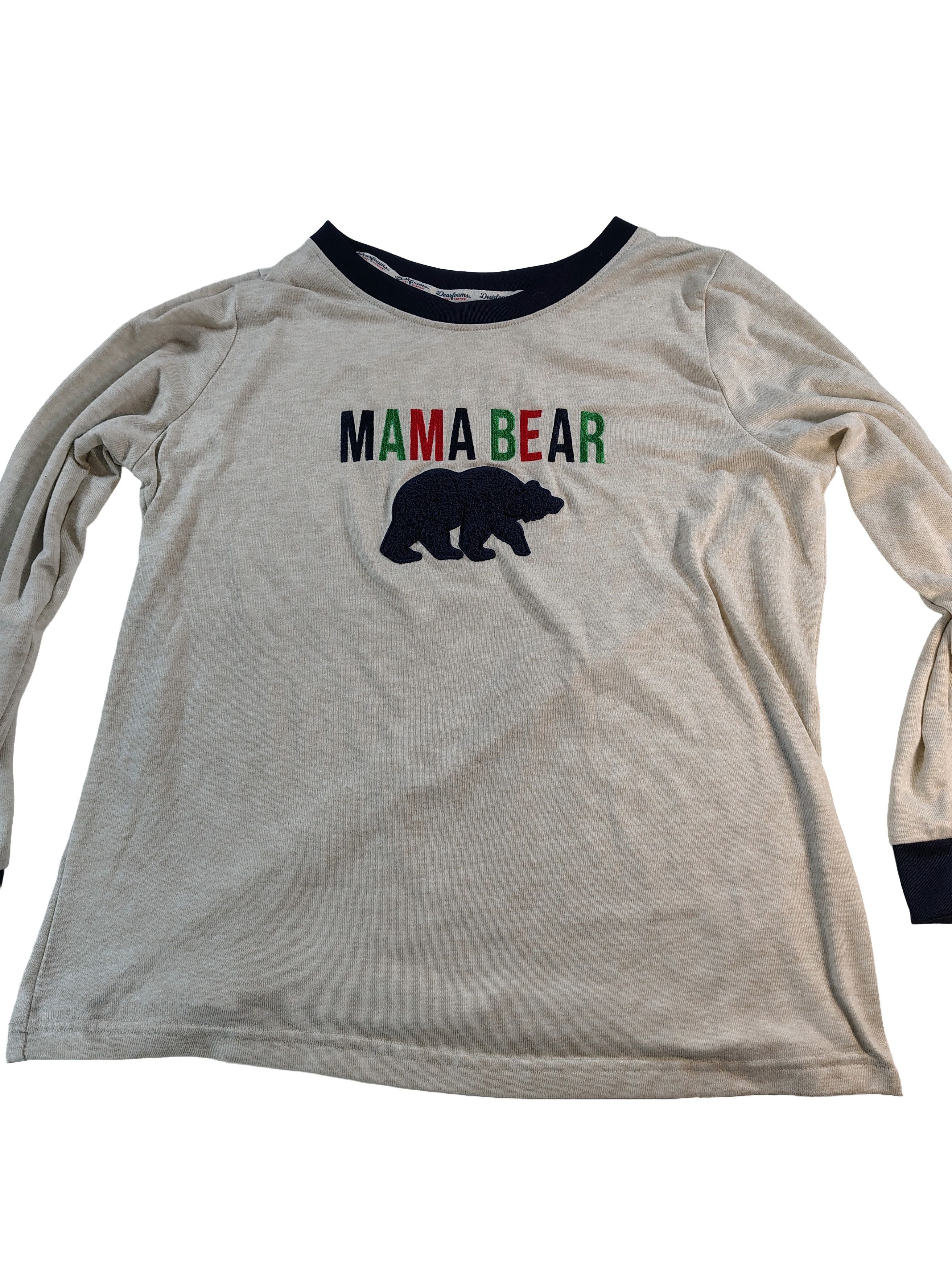Other Women's Long Sleeve Mama Bear Shirt From Dearfoams Size L / US 10 / IT 46 - 1 Thumbnail