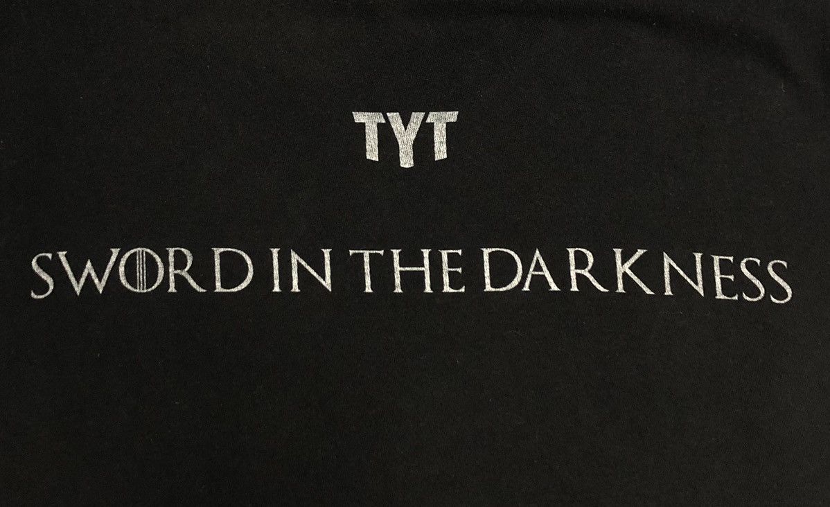 Vintage Vintage Tultex TYT Sword In The Darkness T-Shirt Size US XL / EU 56 / 4 - 4 Thumbnail