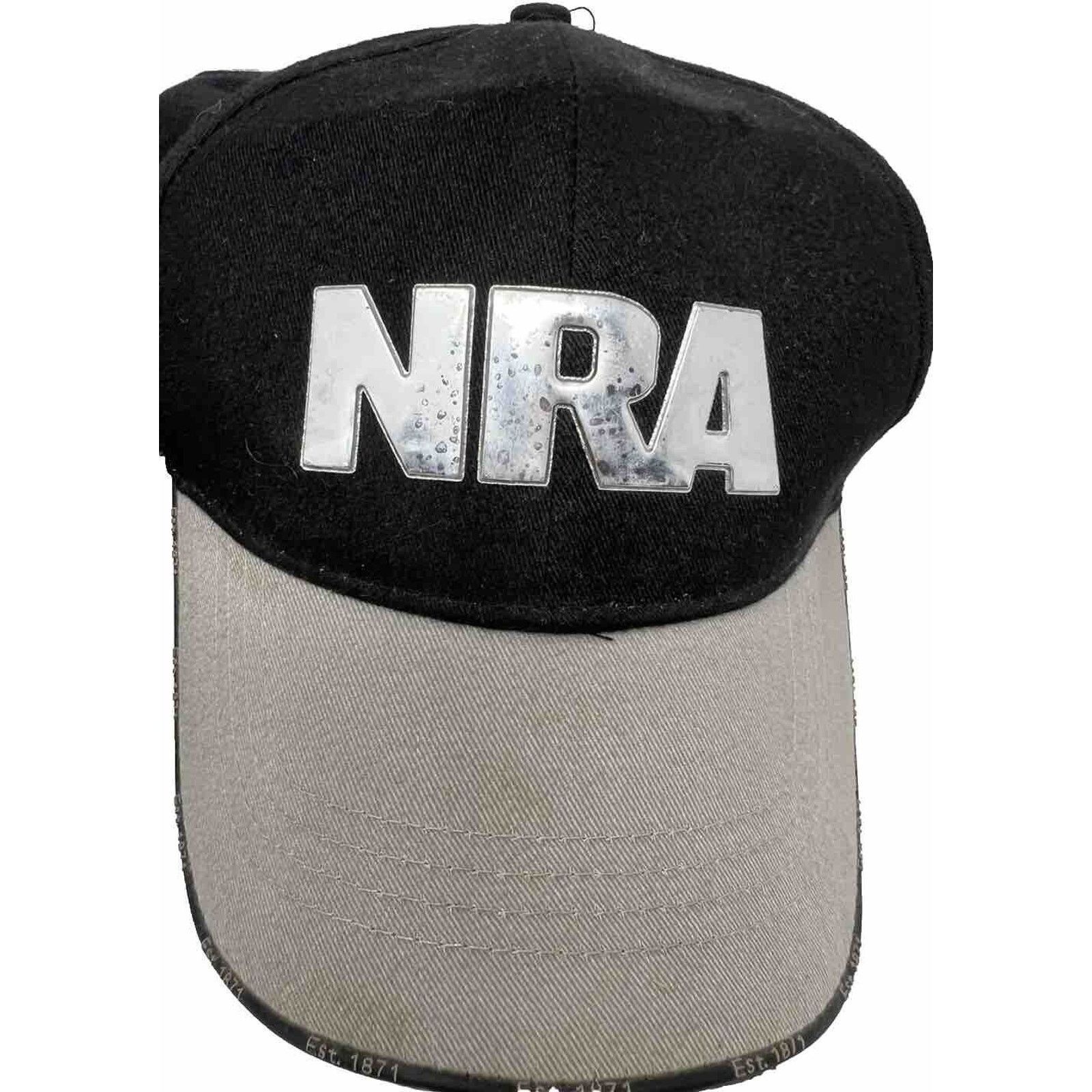 The Unbranded Brand Lot Of 2 NRA Hats Black w/ Silver Letters And Gray 150 Years Size ONE SIZE - 3 Thumbnail