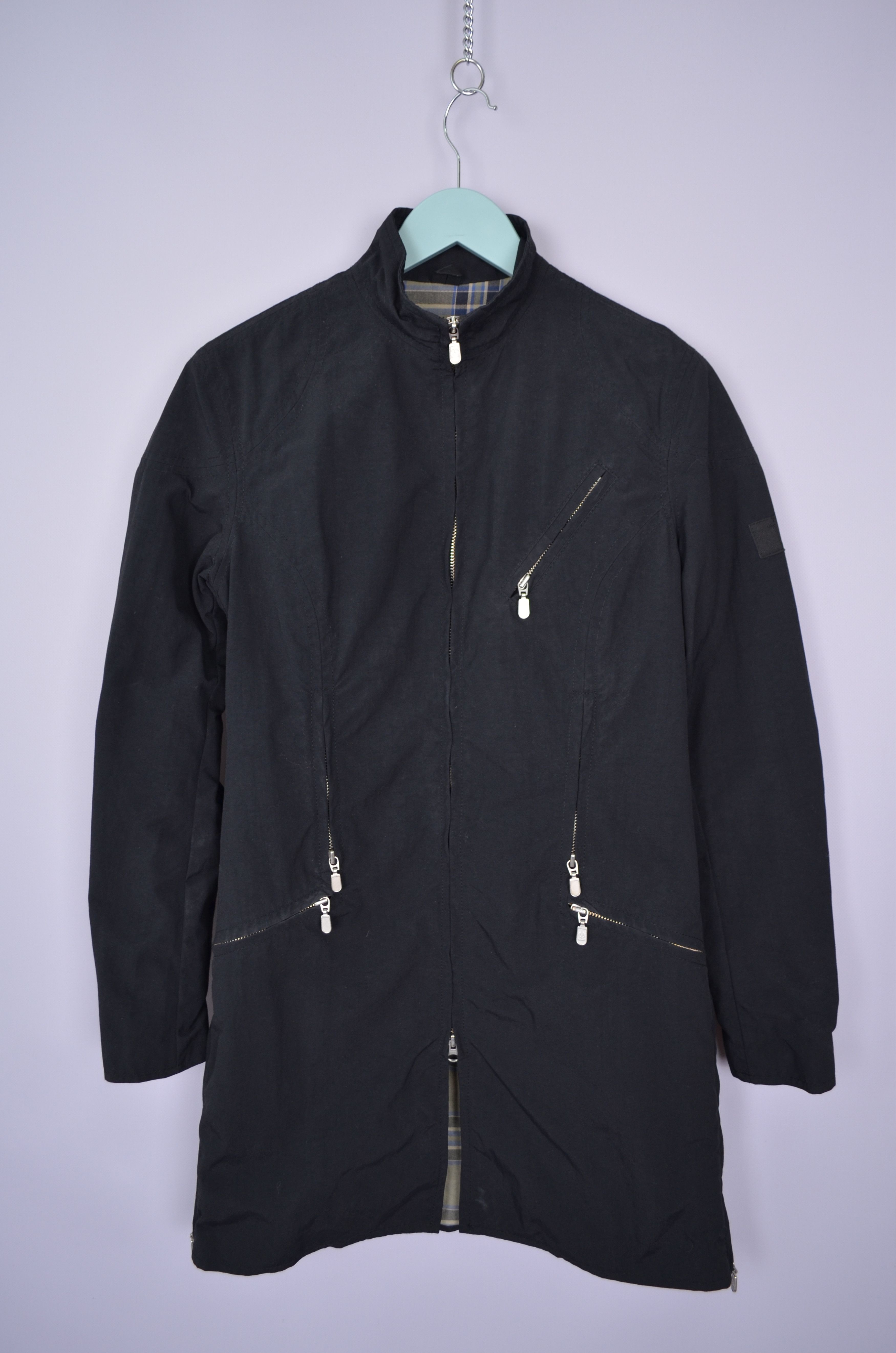 Belstaff × Designer Belstaff Womens Nylon Black Parka Jacket Size 42 Full Zip Size M / US 6-8 / IT 42-44 - 1 Thumbnail