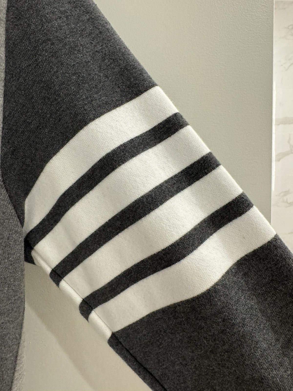 Thom Browne Thom Browne Mixed Grey 4-Bar Hoodie Size US M / EU 48-50 / 2 - 3 Thumbnail