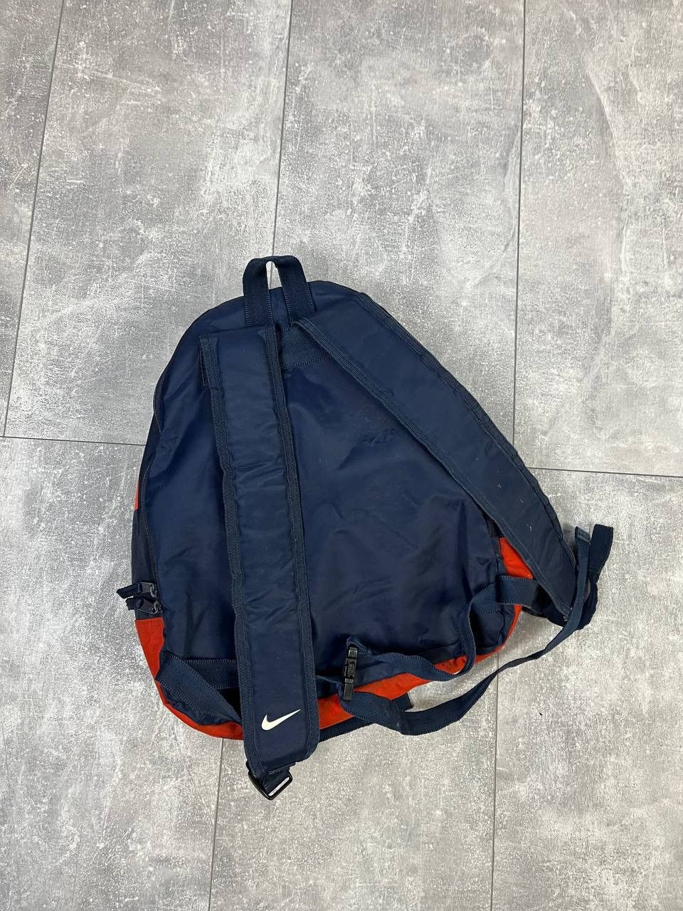 Vintage Vintage Nike overprint logo y2k nylon big backpack Size ONE SIZE - 3 Thumbnail