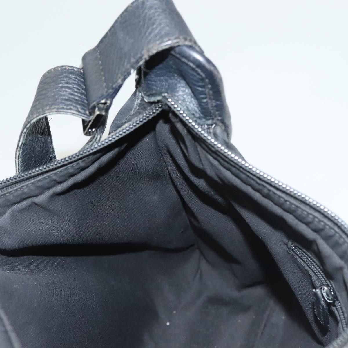 Gucci GUCCI GG Canvas Shoulder Bag Black Silver Size ONE SIZE - 15 Thumbnail