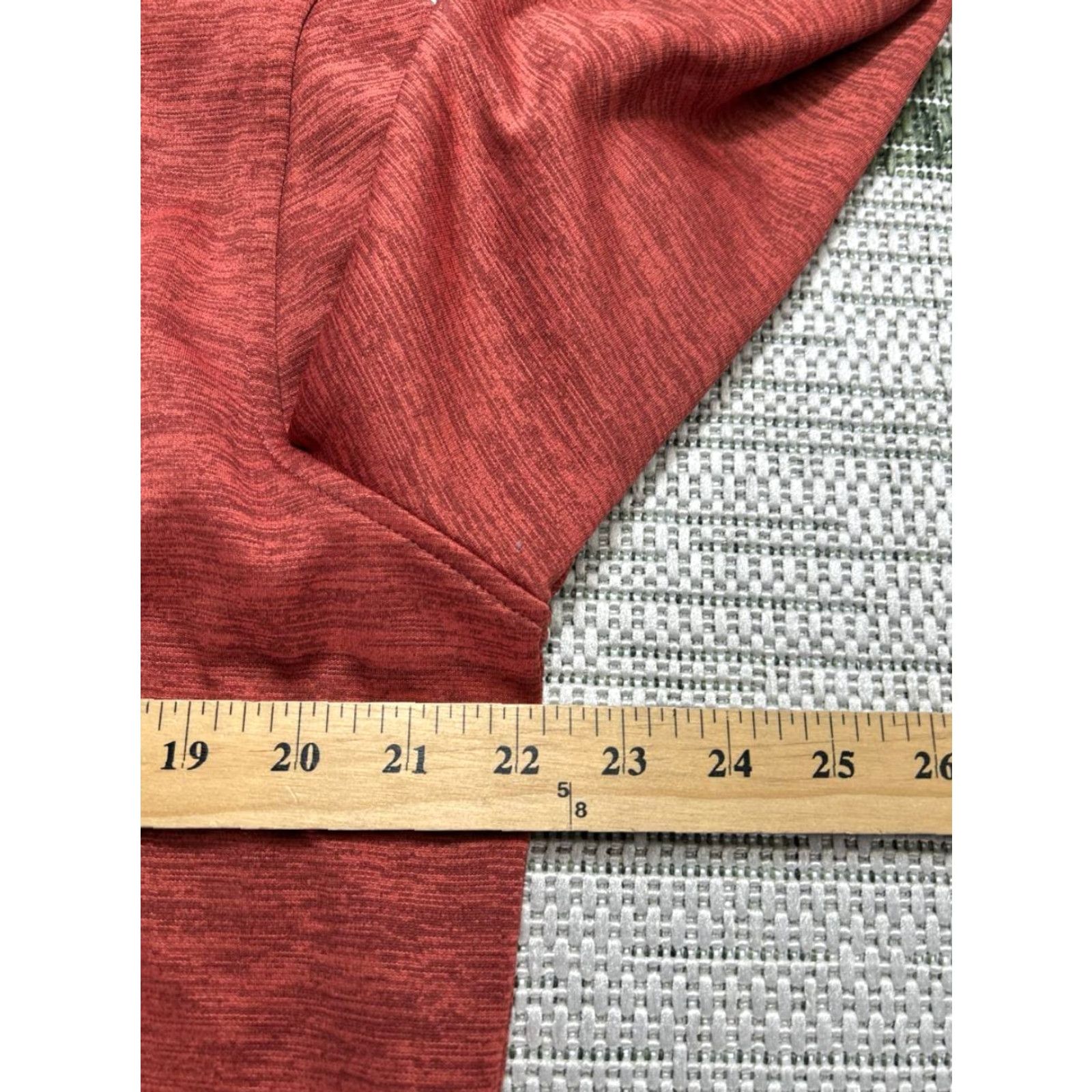 Under Armour Under Armour Mens Sweater Zip Mock Neck 1/4 Zip Red Fleece Performance Running Winter Spring Fall Activewear Pullover Casual Logo Size US M / EU 48-50 / 2 - 6 Thumbnail