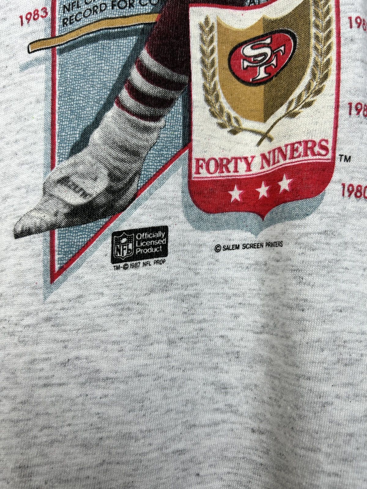 Salem Sportswear Salem Sportswear 1990 Joe Montana 49ERS NFL T-Shirt L Size US L / EU 52-54 / 3 - 5 Thumbnail