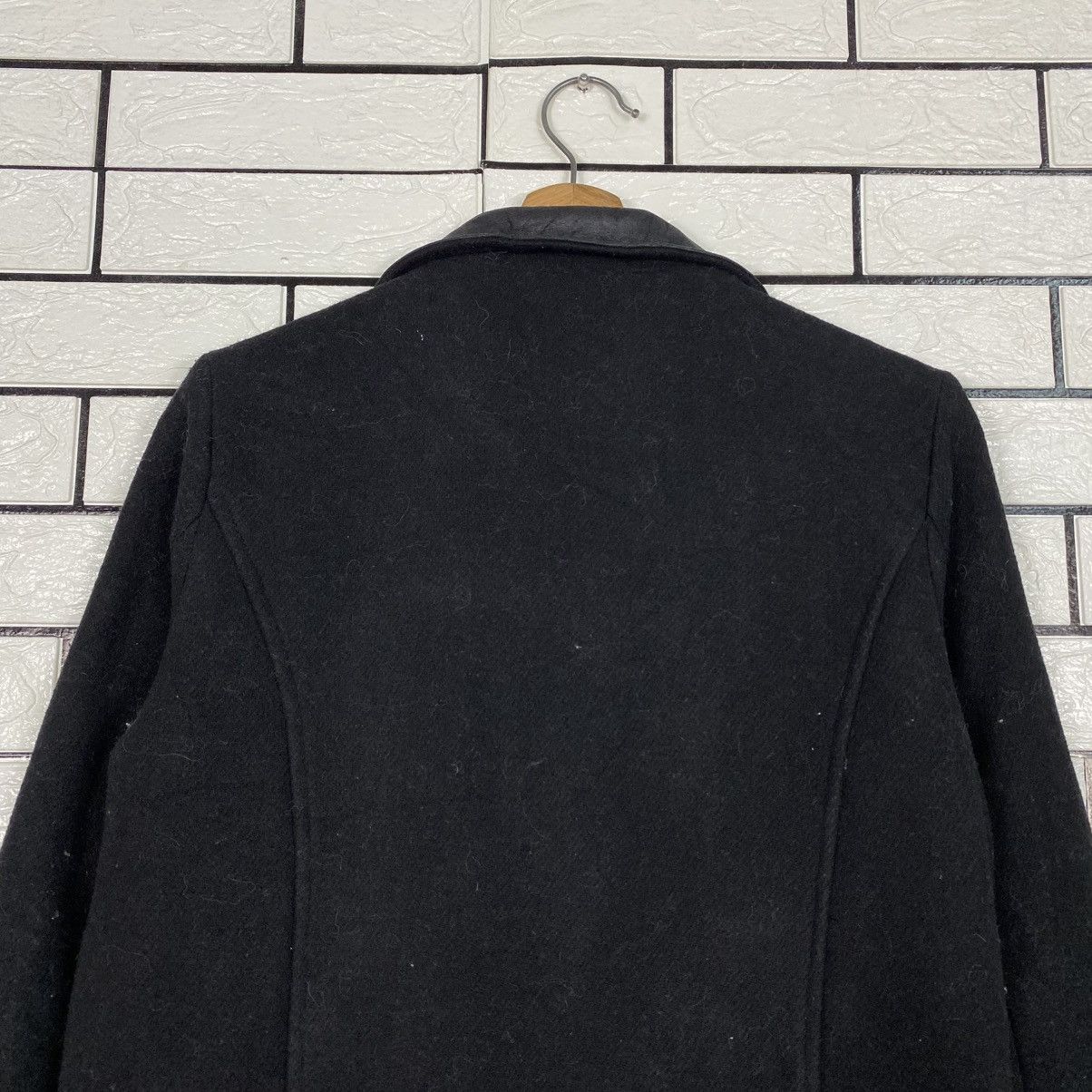 Japanese Brand Vintage Biker Jacket Double Collar Blanket Tres Bien Size US M / EU 48-50 / 2 - 10 Thumbnail