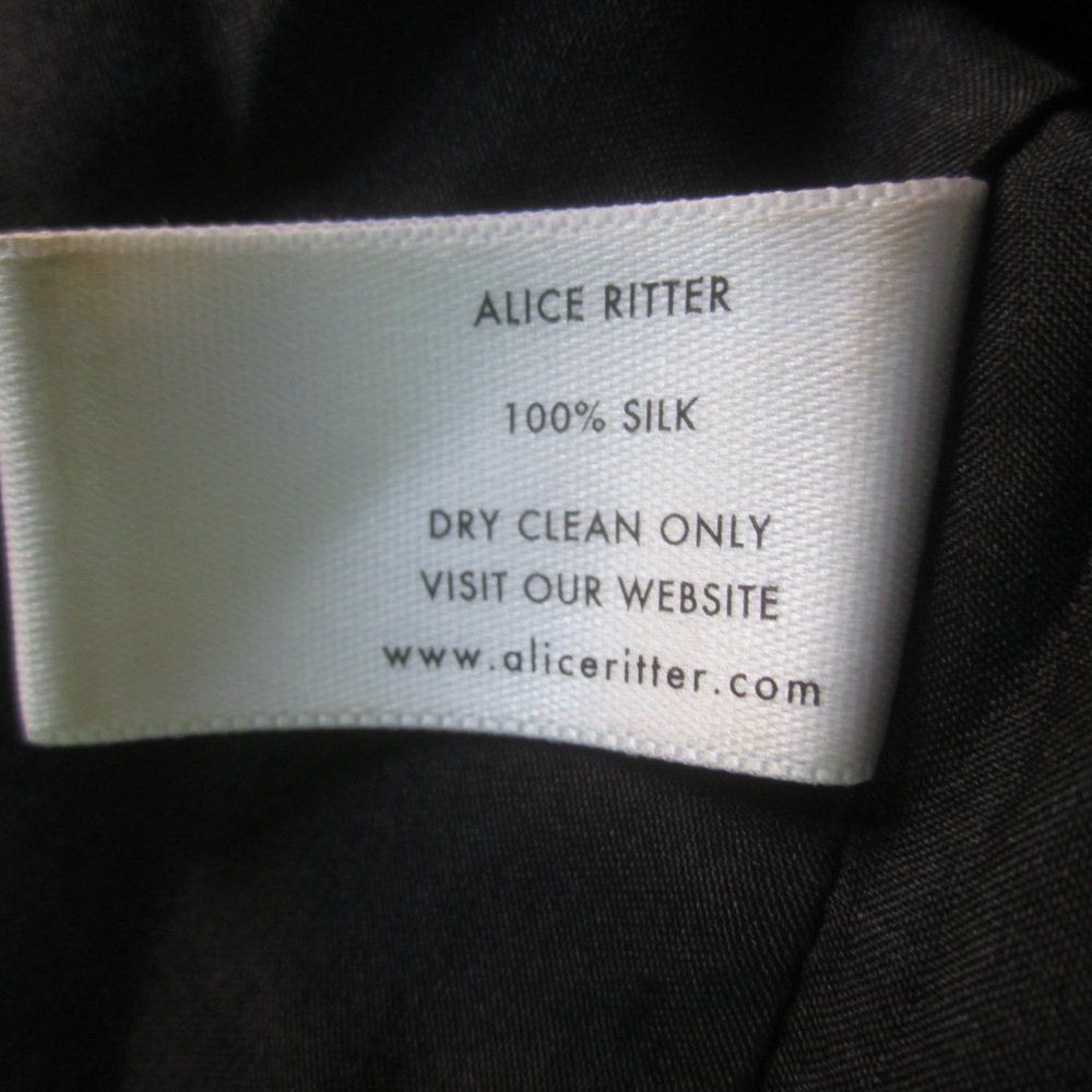 Alice San Diego Alice Ritter 2 Size 10 / Large Designer Silk Gold Metallic Brown Mini Dress Size L / US 10 / IT 46 - 7 Thumbnail