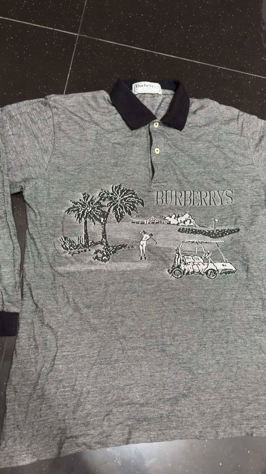 Burberry × Vintage Accept offer, Vintage burberry golf polo tshirt Size US M / EU 48-50 / 2 - 2 Thumbnail