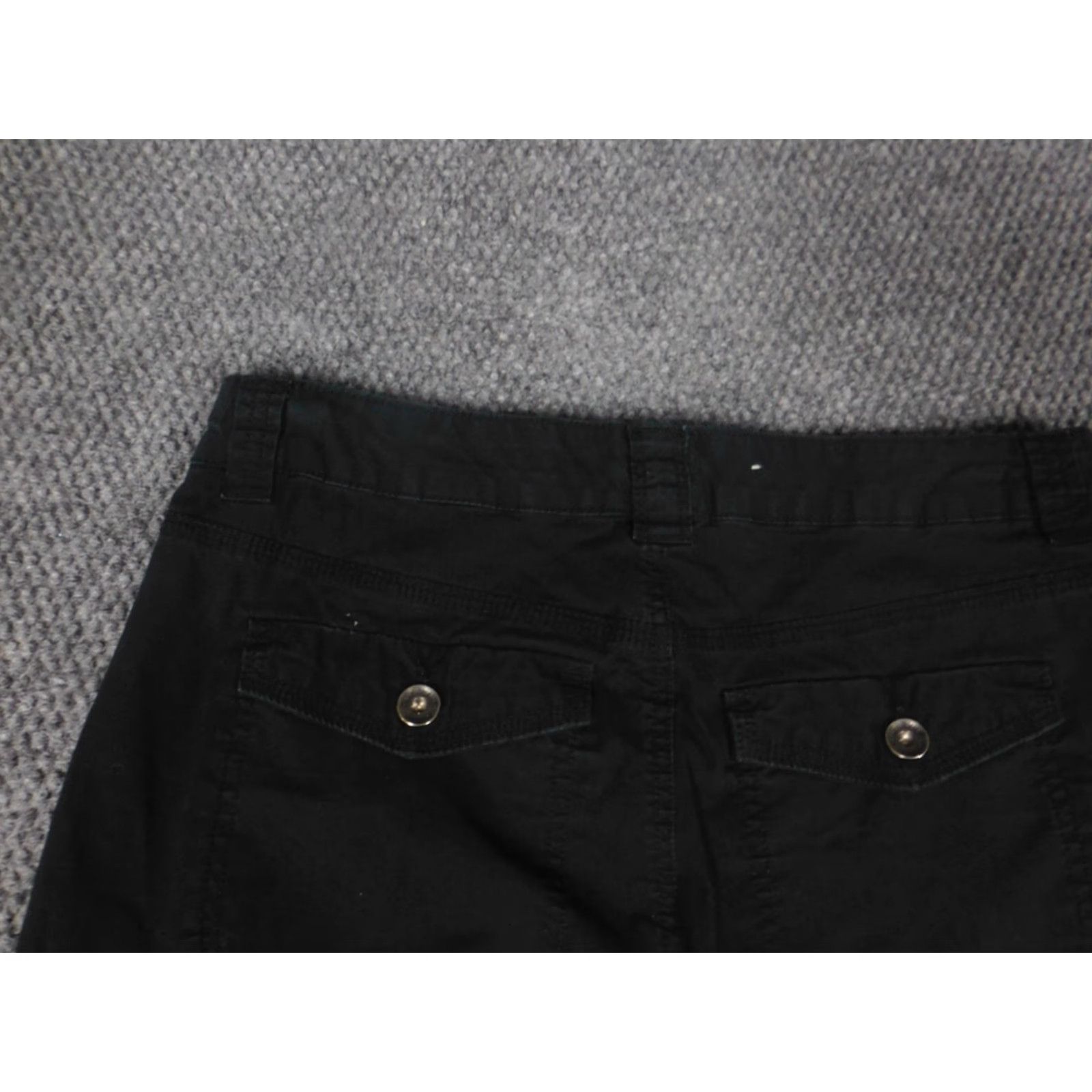 DKNY DKNY Womens Pants 4 Black Straight Chino Casual Regular Inseam 25in Zipper Stretch Slimming Cap? Size 27" / US 4 / IT 40 - 5 Thumbnail
