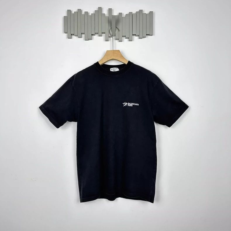 Balenciaga Balenciaga SS21 Corporate embroidered logo crewneck pullove Size US XS / EU 42 / 0 - 1 Thumbnail