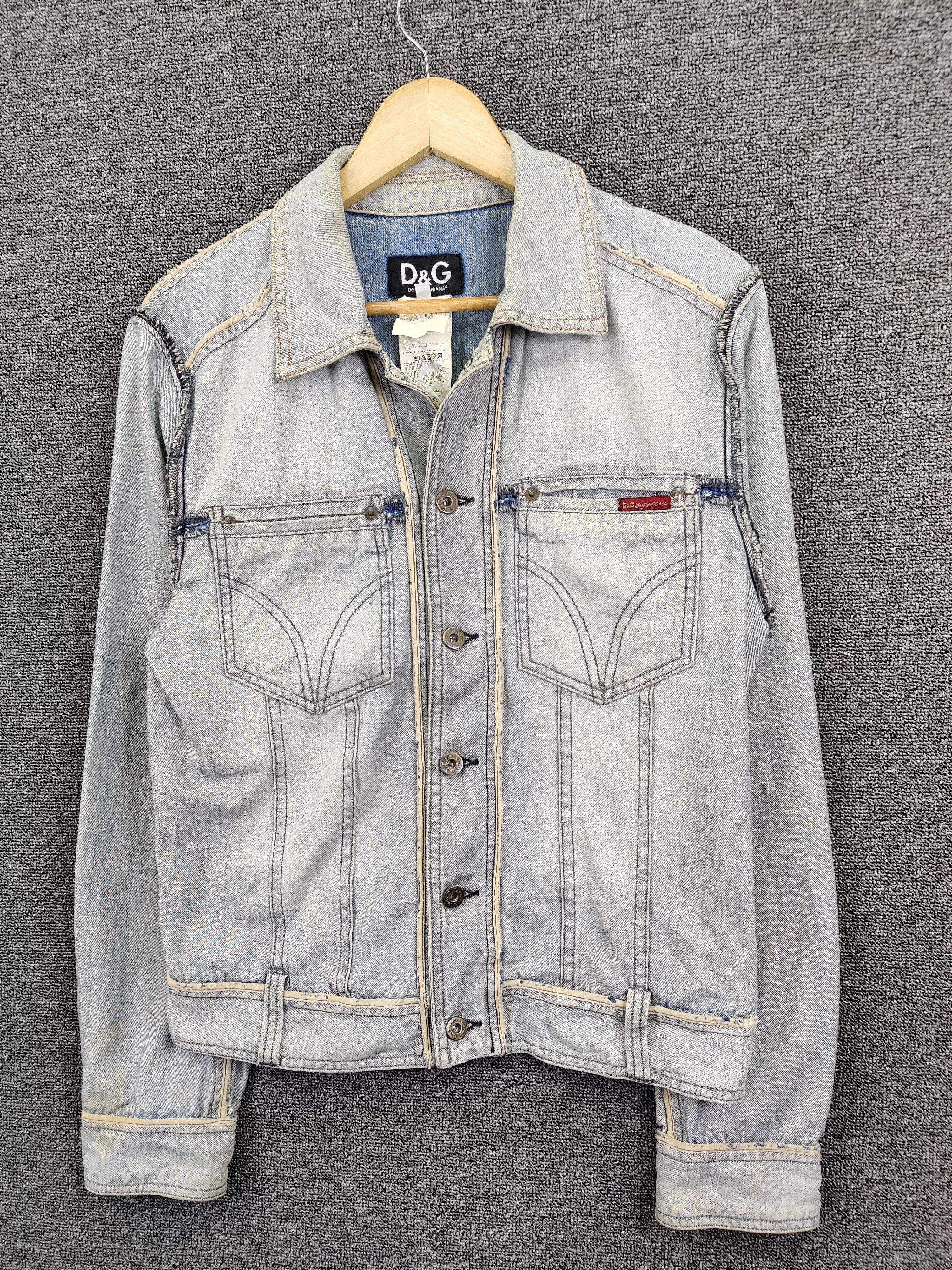 Dolce & Gabbana Vintage Dolce & Gabbana Denim Trucker Jacket Size US M / EU 48-50 / 2 - 3 Thumbnail