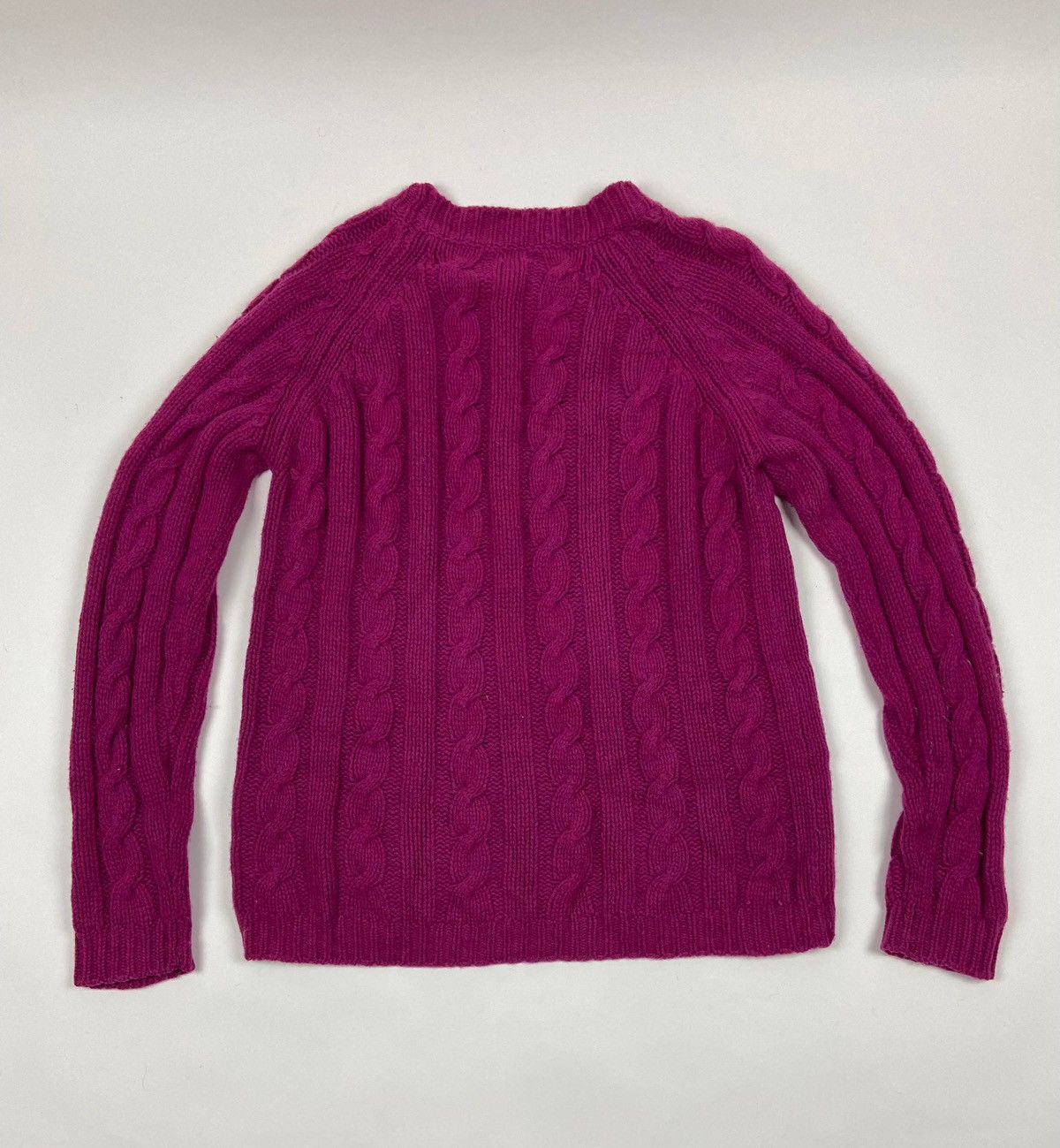 Acne Studios Acne Cable Knit Sweater Pink Lambswool Chunky CrewneckJumper Size XL / US 12-14 / IT 48-50 - 10 Thumbnail