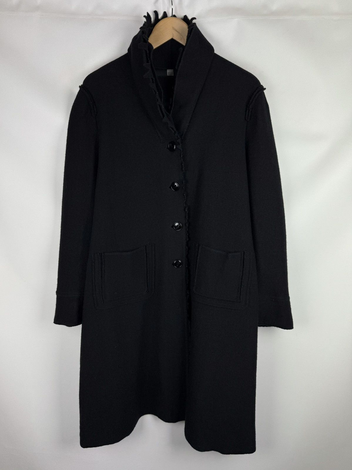 Marithe + Francois Girbaud Girbaud Cravatatakiller Avant-garde Wool Coat Jacket Size M / US 6-8 / IT 42-44 - 1 Thumbnail