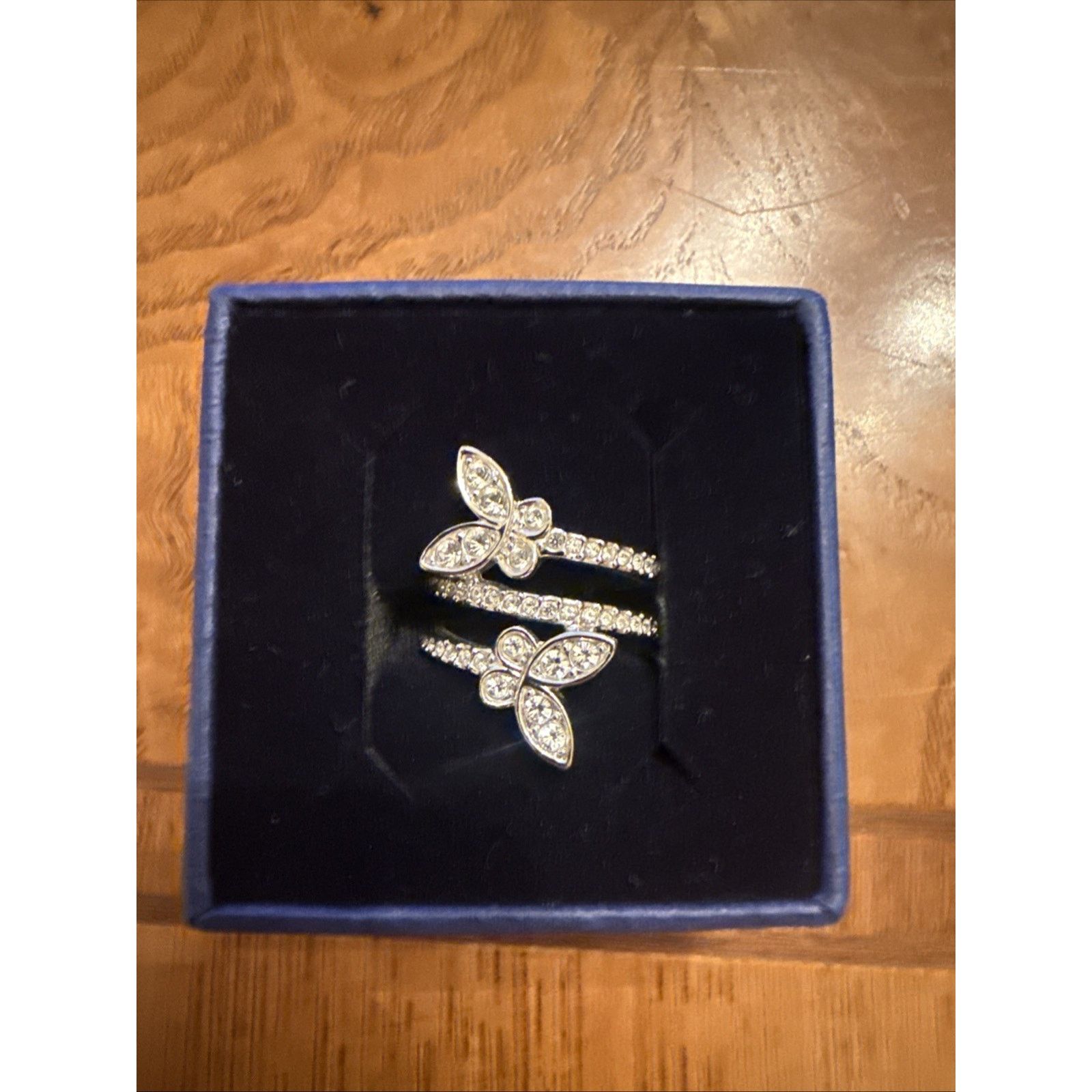 Swarovski Swarovski Butterfly Wrap Spiral Ring Size 6 w/ Box Size ONE SIZE - 1 Thumbnail