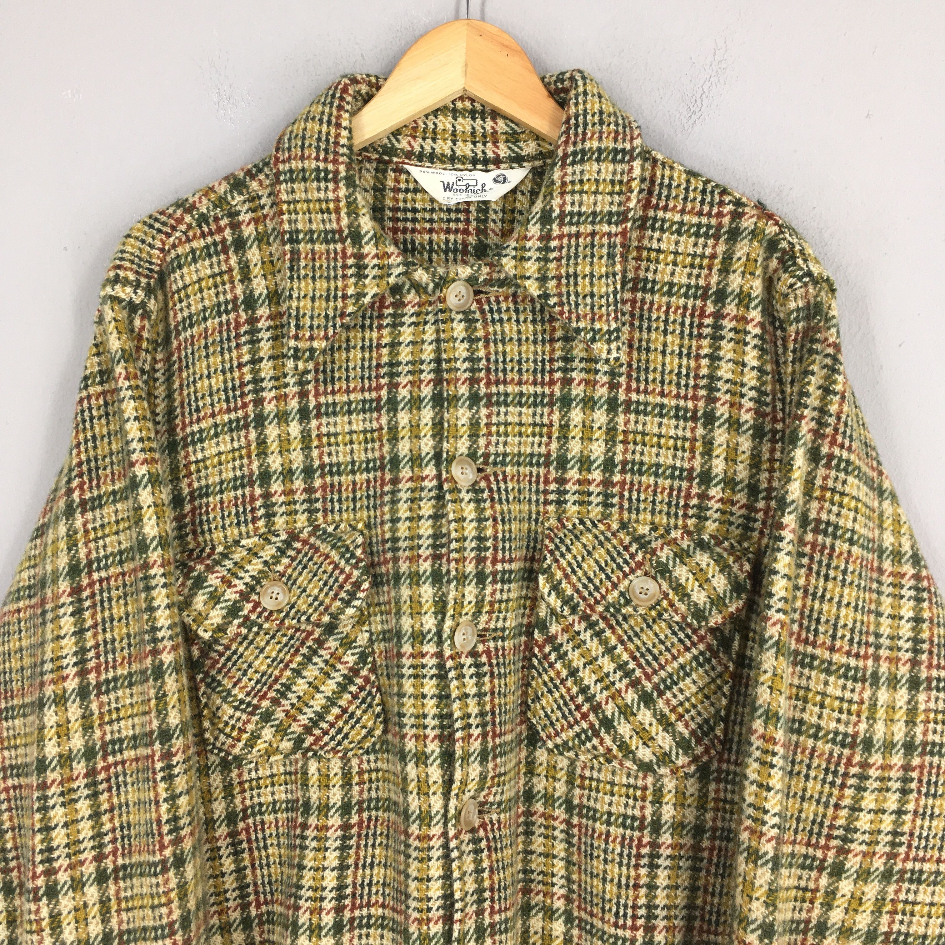 Woolrich Woolen Mills Vintage 1980's Woolrich Checkered Oxbow Flannel Large Size US L / EU 52-54 / 3 - 2 Thumbnail