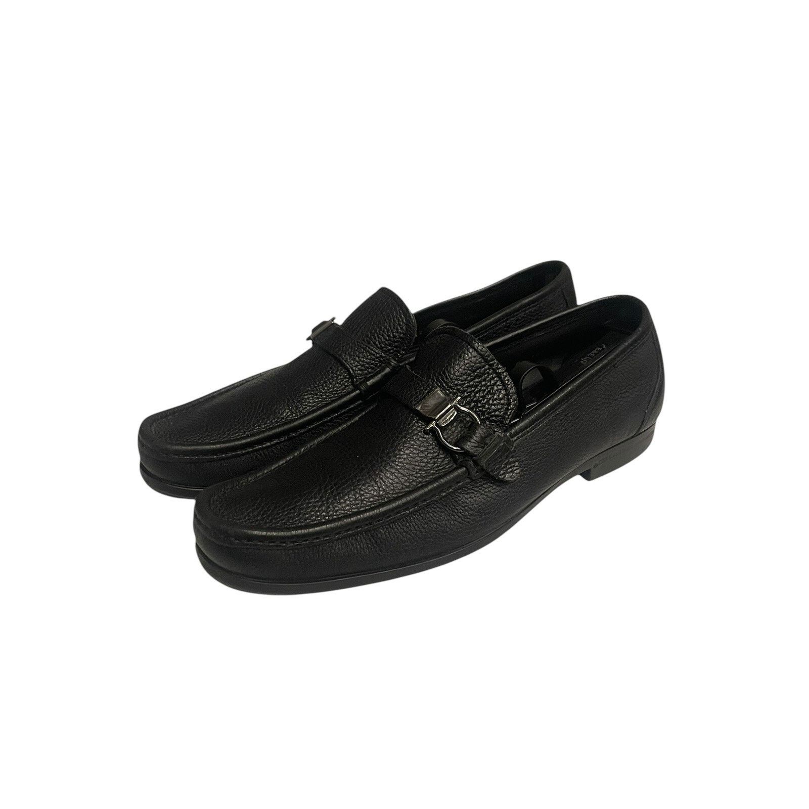 Salvatore Ferragamo Salvatore Ferragamo Pebble Leather Side Buckle Loafer 10.5 Size US 10.5 / EU 43-44 - 2 Thumbnail