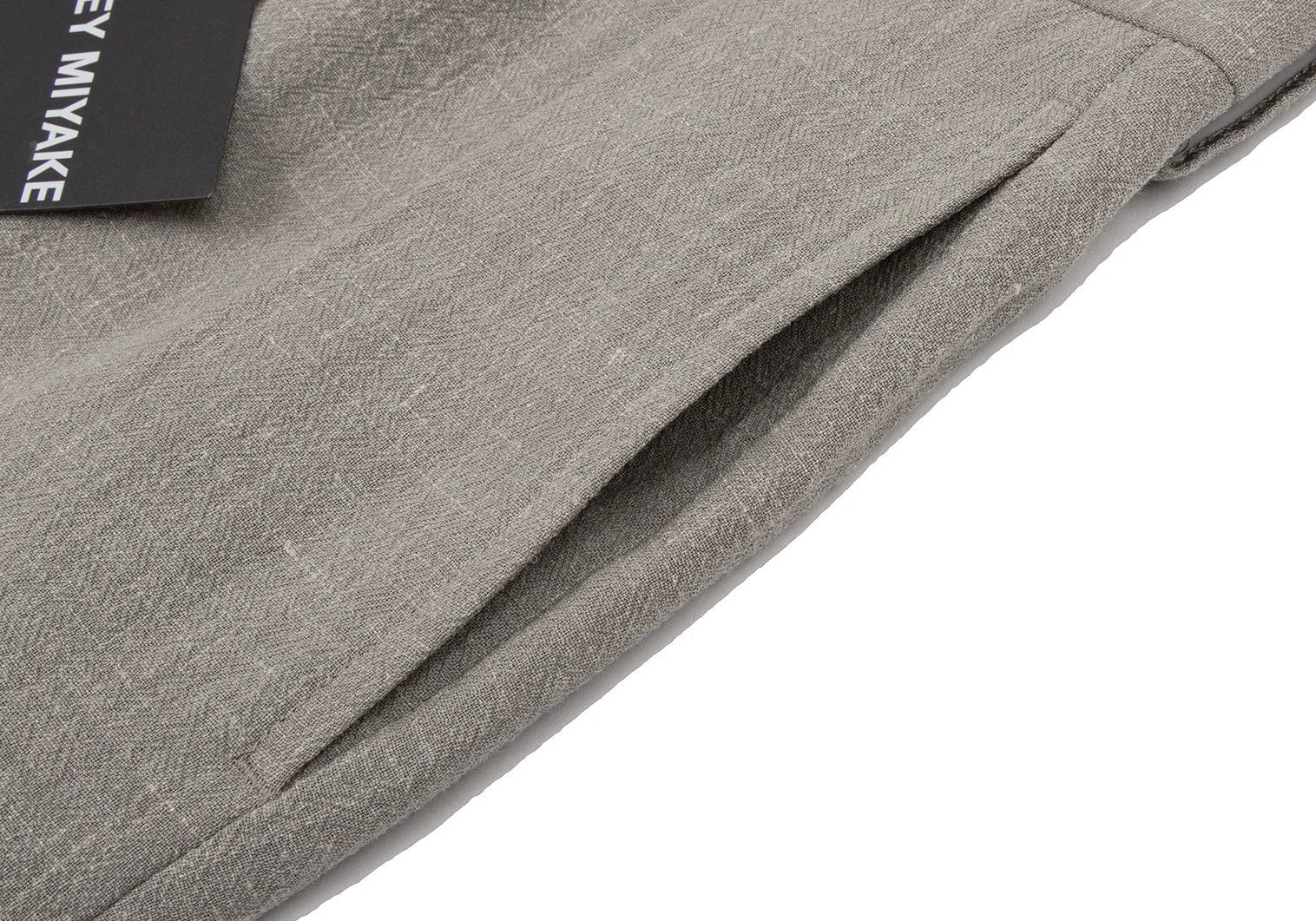 Issey Miyake Wool Linen Two-Tuck Straight Pants in Grey Size US 38 / EU 54 - 4 Thumbnail