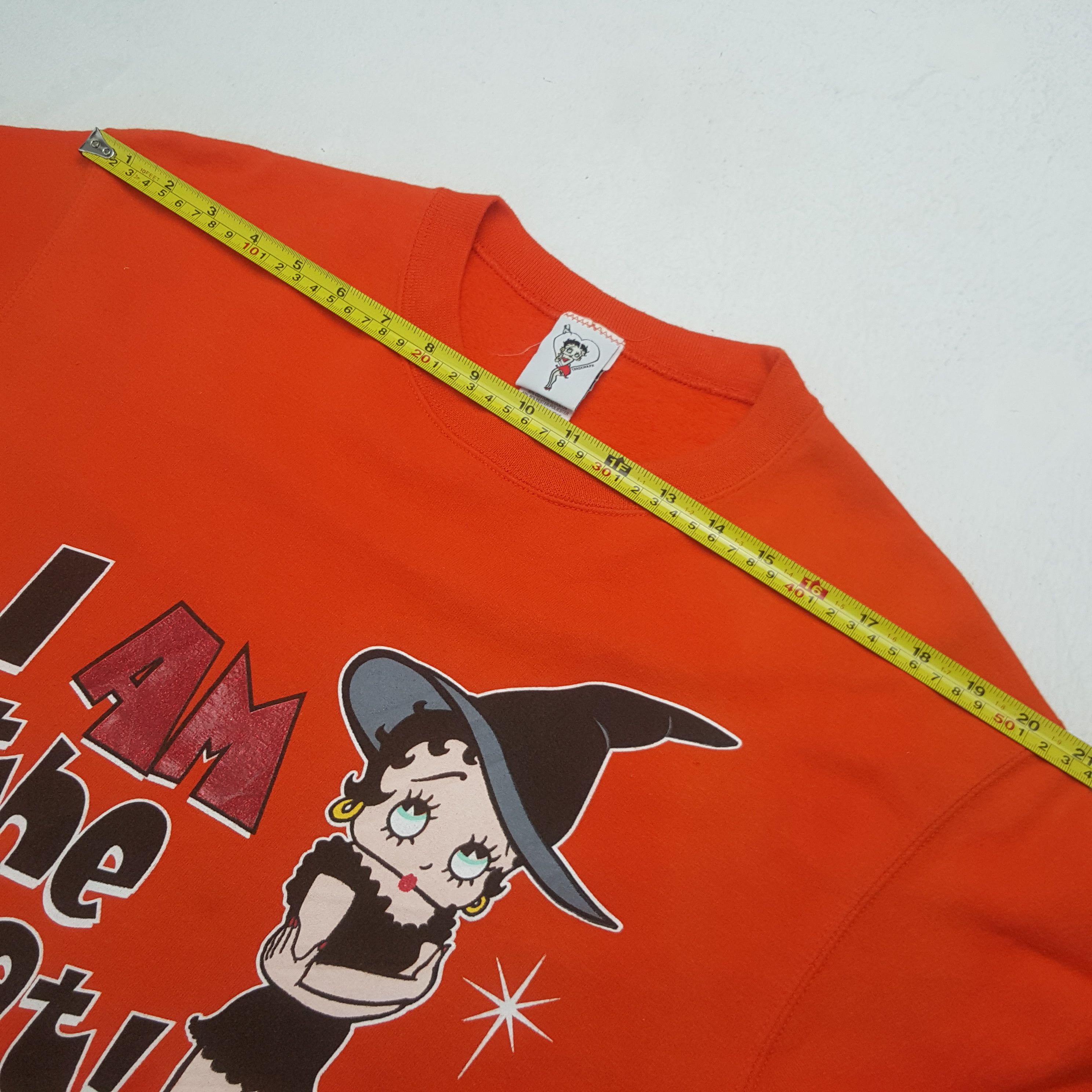 Cartoon Network Vintage Betty Boop I Am The Therat Sweatshirt Size US M / EU 48-50 / 2 - 6 Thumbnail