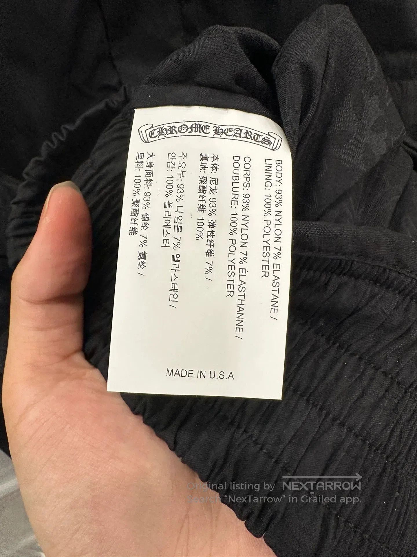 Chrome Hearts black chrome hearts nylon windbreaker jacket. Size US L / EU 52-54 / 3 - 6 Thumbnail