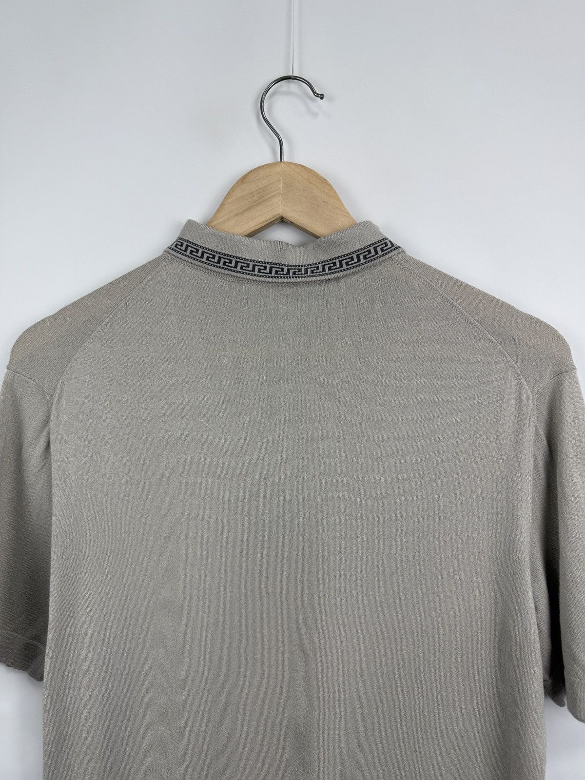 Versace 🇮🇹 Vintage Gianni Versace Couture Polo T-Shirt Y2K Rare Retro Size US M / EU 48-50 / 2 - 7 Thumbnail