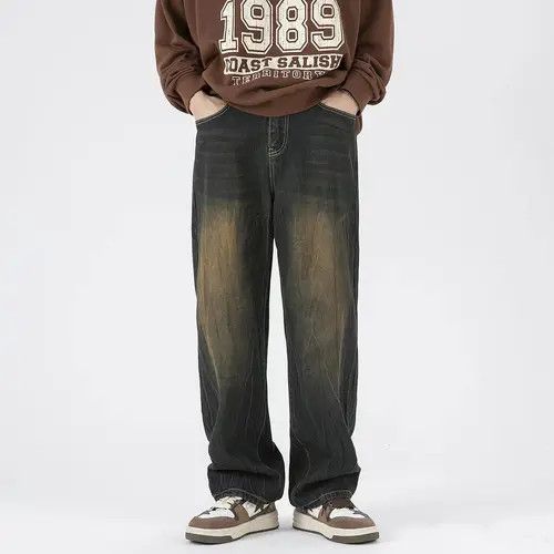 Japanese Brand Momoko x Nanae Black High Street Vintage Loose Fit Jeans Size US 31 - 6 Thumbnail