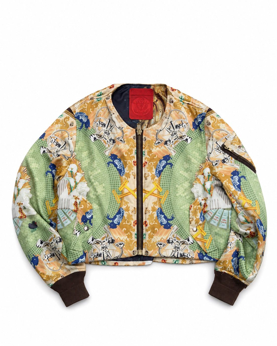 Japanese Brand Phenomenon crop bomber jacket Size US L / EU 52-54 / 3 - 1 Thumbnail