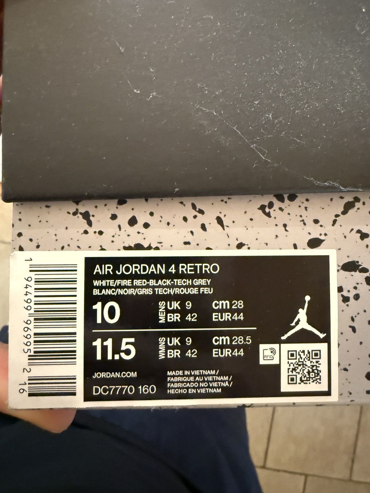 Jordan Brand × Nike Air Jordan 4 Fire Red Size US 10 / EU 43 - 6 Thumbnail