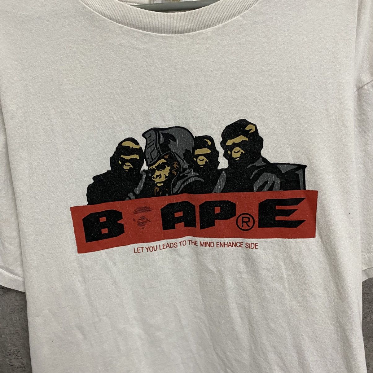 Bape A Bathing Ape Bape T Shirt Big Logo Tee Y2K Size US XL / EU 56 / 4 - 5 Thumbnail