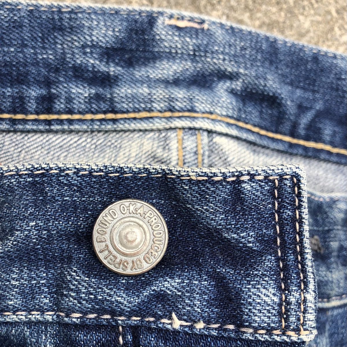 Spellbound Vintage SPELLBOUND Japan Domingo Co. Distressed Denim Pant Size US 34 / EU 50 - 14 Thumbnail