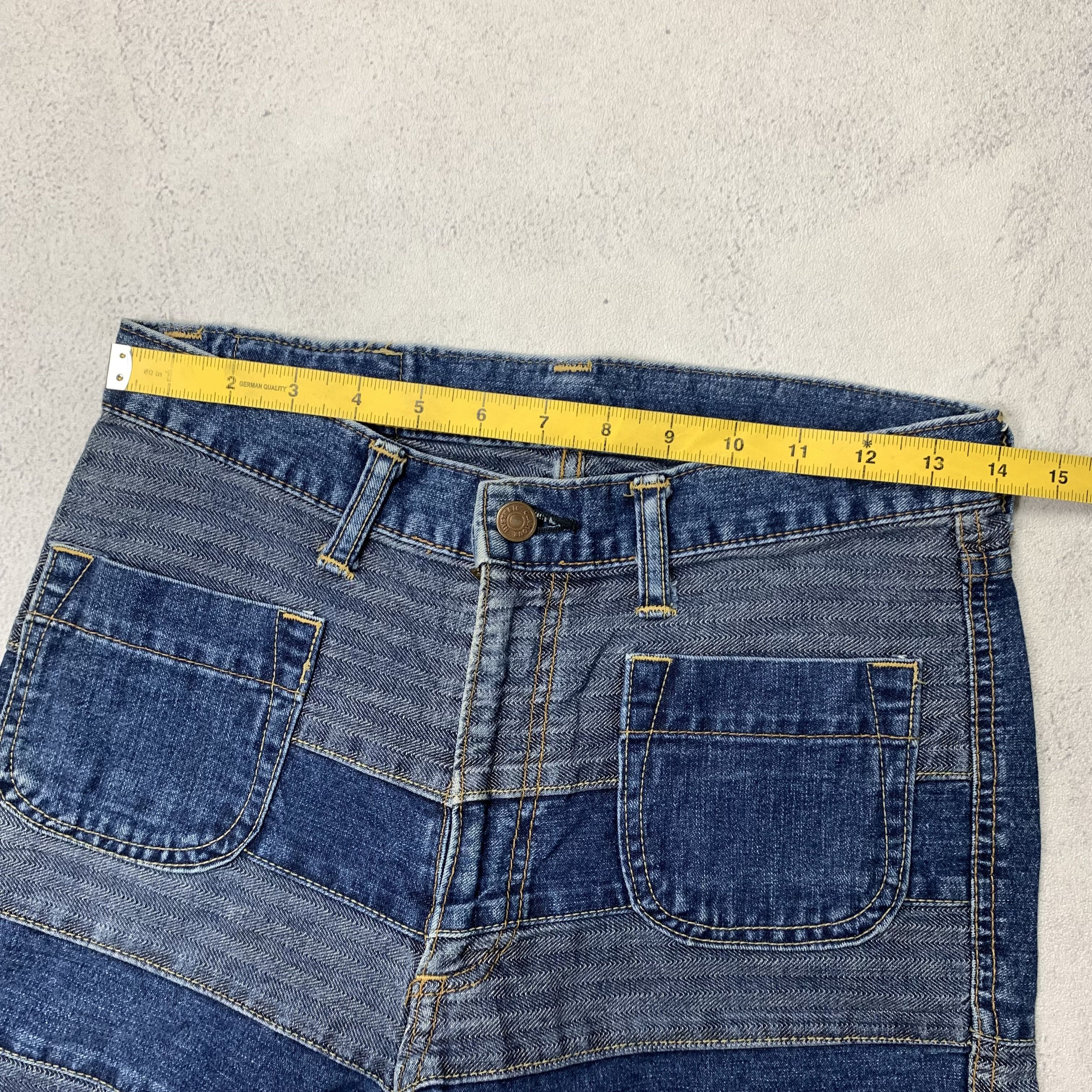 Hysteric Glamour Vintage Hysteric Glamour Kinky Hagi Patchwork Denim Pants Size US 28 / EU 44 - 7 Thumbnail