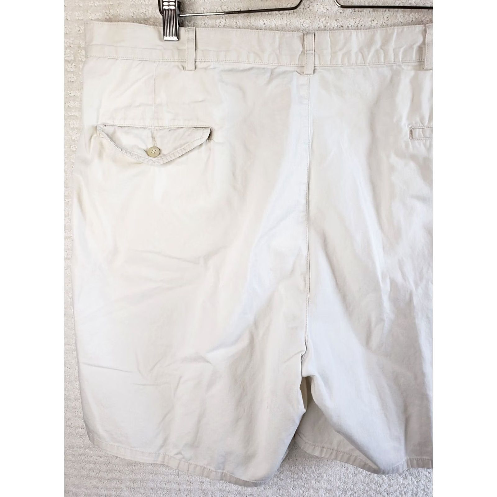 Polo Ralph Lauren Polo Ralph Lauren Chino Shorts Men Beige 32 Regular Twill Cotton 8 Inseam Outdoor Casual Vintage No Size US XS / EU 42 / 0 - 4 Thumbnail