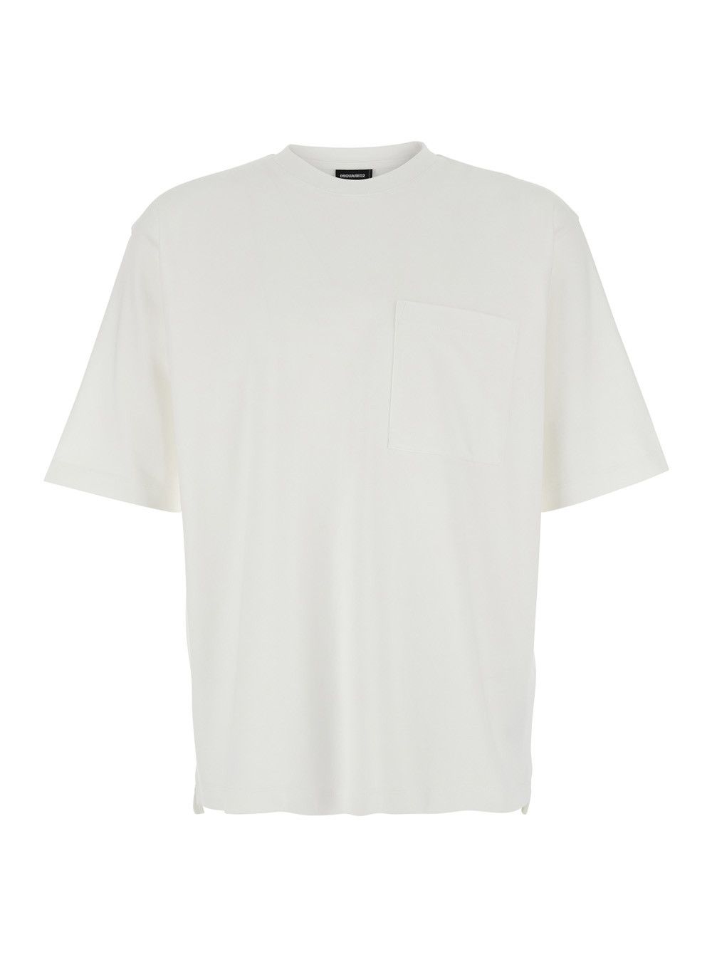 Dsquared2 White T-Shirt 'Logo Lettering' with Crew Neck for Men Size US XL / EU 56 / 4 - 1 Thumbnail