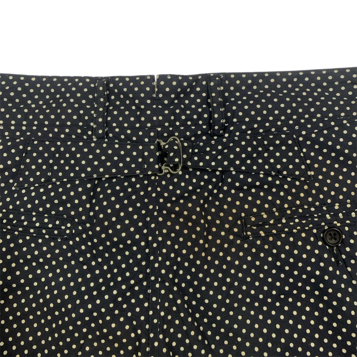 Engineered Garments Polka Dot Buckleback Navy Short Pants Size US 30 / EU 46 - 7 Thumbnail