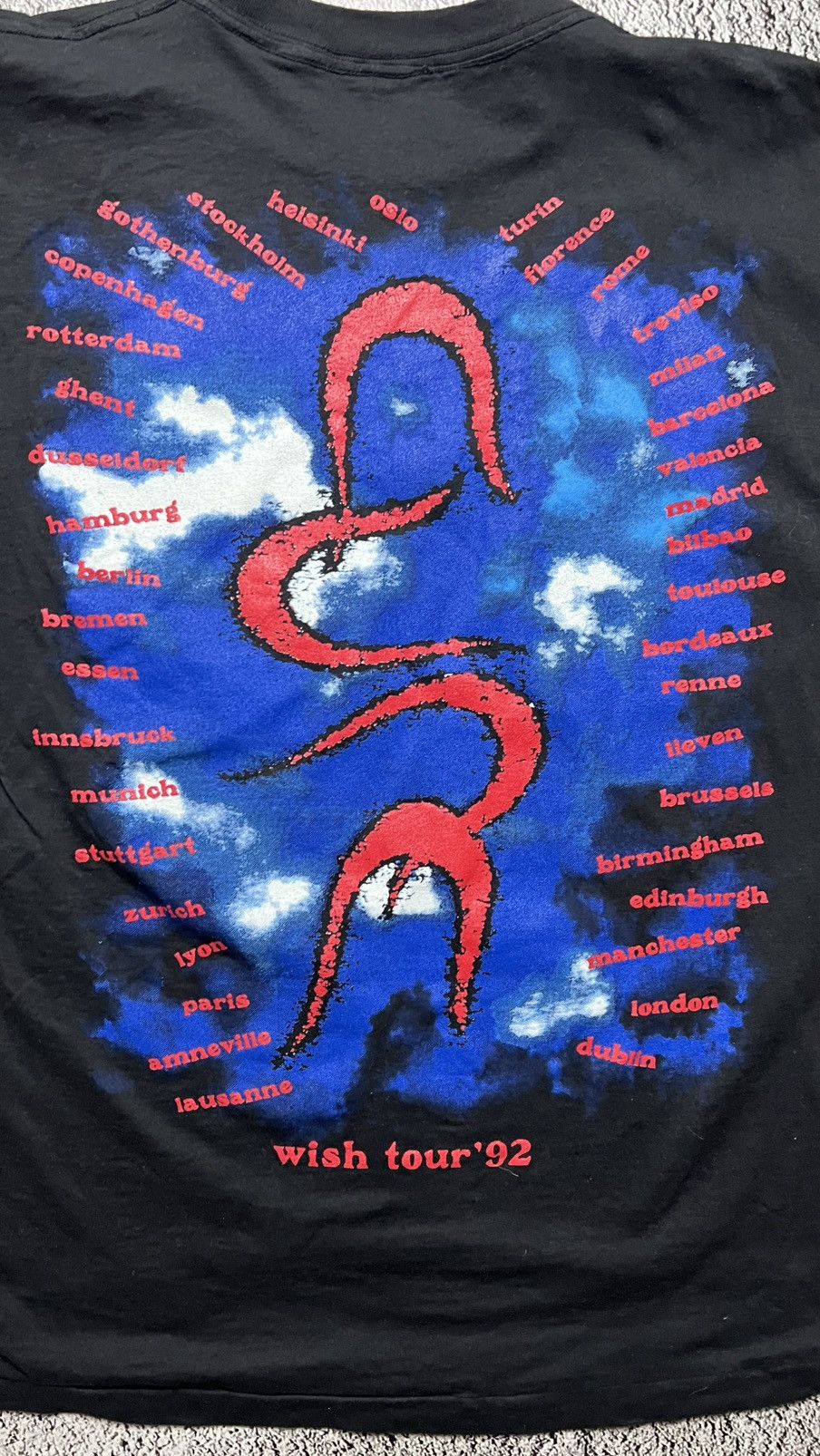 Brockum 1992 the cure wish tour under license brockum t shirt Size US XL / EU 56 / 4 - 7 Thumbnail