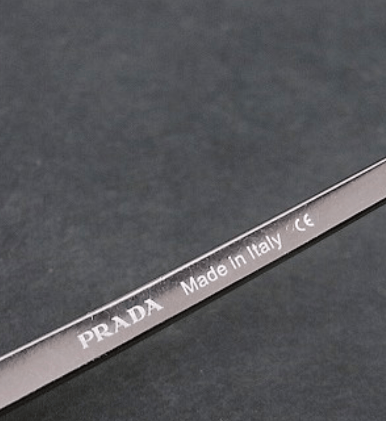 Prada × Vintage PRADA Sunglasses Rimless Sport Metal Frame Shield Wrap Size ONE SIZE - 6 Thumbnail