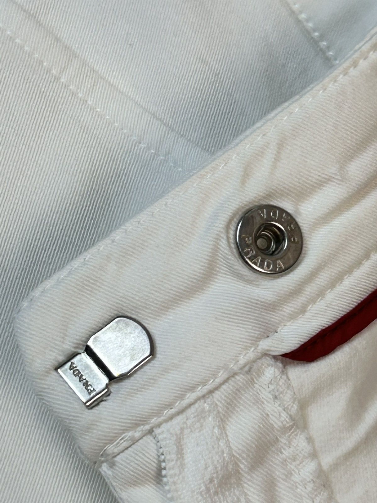 Prada × Vintage Luxury Prada White Stretch Jeans Denim Size 40" / US 18 - 8 Thumbnail