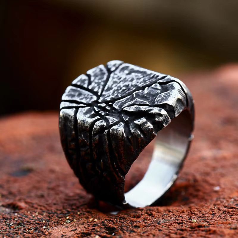 Jewelry Meteorolite Retro Irregular Geometric Crack Size ONE SIZE - 1 Thumbnail