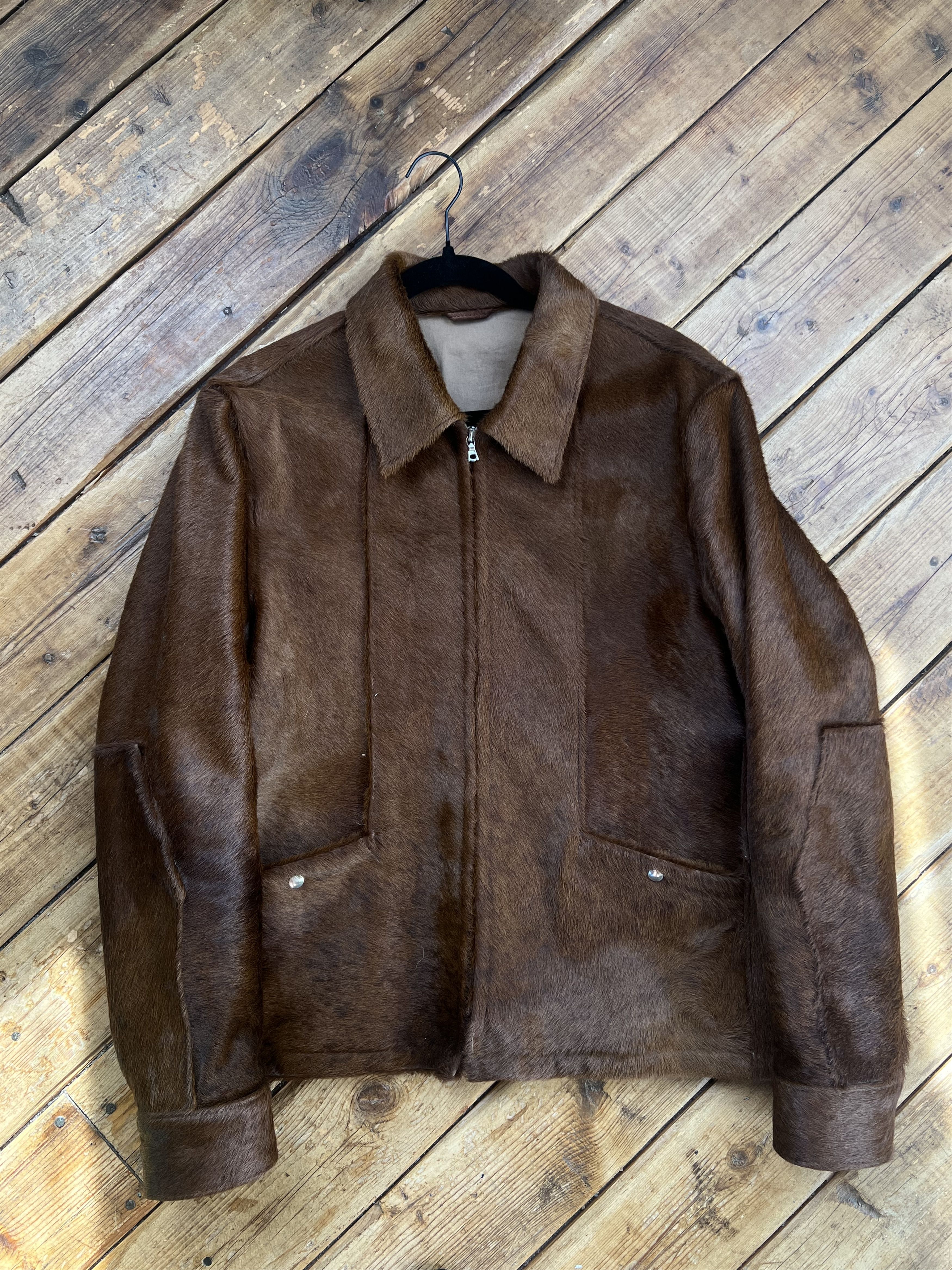 Our Legacy Our Legacy Ponyhair Leather Jacket Size US M / EU 48-50 / 2 - 2 Thumbnail