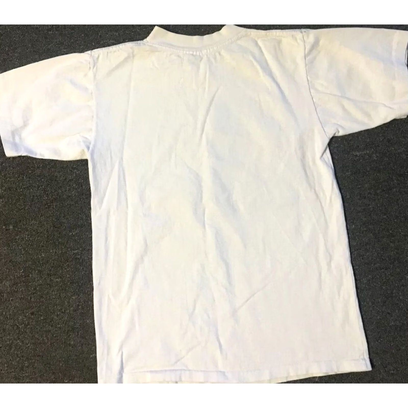 Elwood VINTAGE 1990 Phoenix Arizona 122 Degree Day Shirt S USA Single Stitch Heat Wave Sun White Mens Short Sleeve Hazelwood T-Shirt Retro Grunge 90s Size US S / EU 44-46 / 1 - 7 Thumbnail