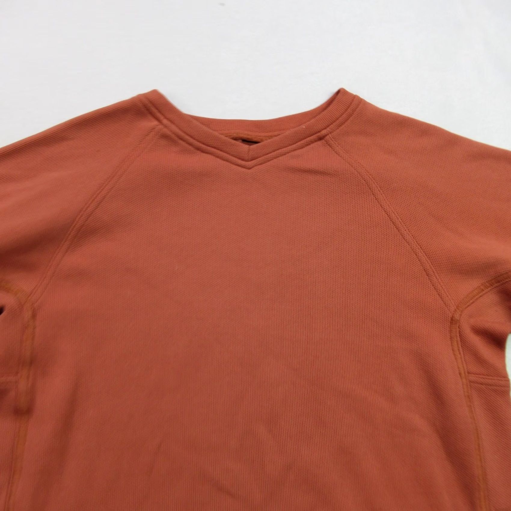 Prana prAna Sweater Mens Medium Long Sleeve V Neck Pullover Rust Lightweight Casual Size US M / EU 48-50 / 2 - 3 Thumbnail