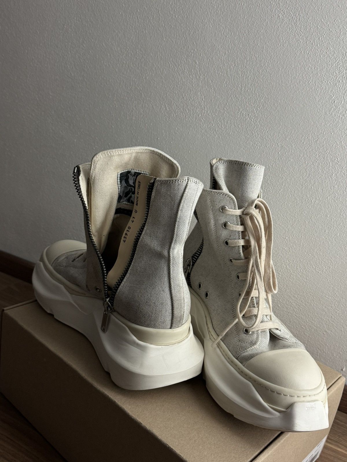Rick Owens Drkshdw RICK OWENS DRKSHDW ABSTRACT HIGH SHOES Size US 8 / EU 41 - 3 Thumbnail