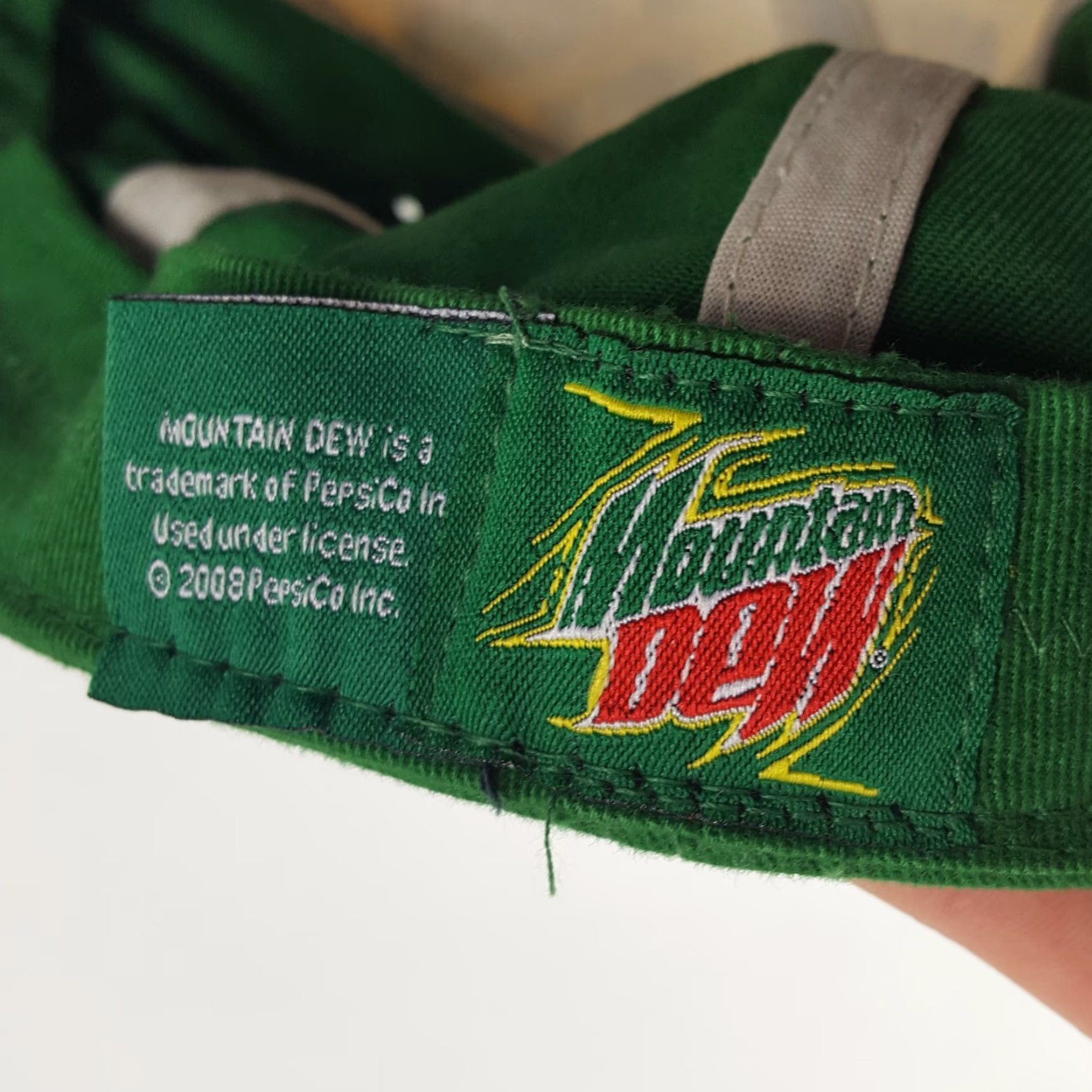 Etro VINTAGE Mountain Dew Baseball Cap Hat Size Large Green Retro Y2K Gaming Mens Size ONE SIZE - 8 Thumbnail